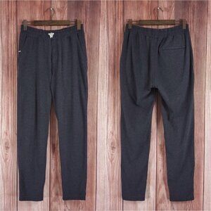 *FLAW* Vuori Mens Size Large Ponto Performance Pants Gray Athleisure V418